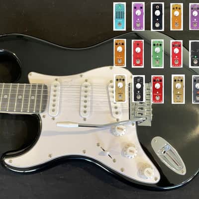 Harley Benton ST-20LH BK - WITH TWO HB PEDALS OF YOUR CHOICE - LEFTY - image 1