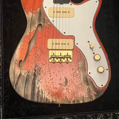 FENDER 1963 Telecaster wildwood  10 Fender Telecaster 2022 - Heavy Relic / Crimson Transparent image 4