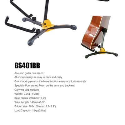 Hercules GS401BB Mini Acoustic Guitar Stand image 2