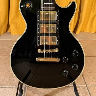 Burny RLC-65 3 pickups 1990 - Black beauty image 2