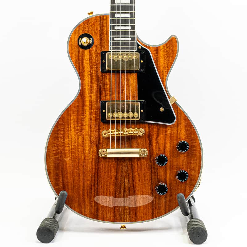 2022 Epiphone Les Paul Custom Koa Limited Edition Gold Hardware image 1