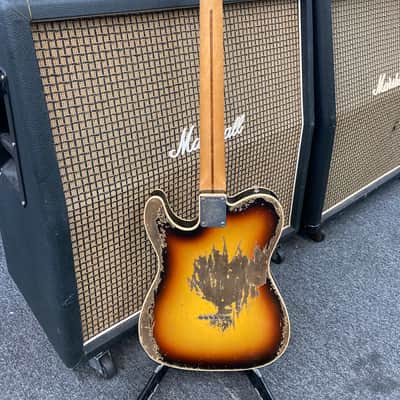 Fender 9231015519 Wildwood WW10 59 Esquire 2023 - Heavy Relic Sunburst image 5