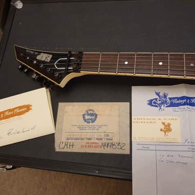 ESP Custom Shop Celebrity Artist Owned by Iron Maiden with Tour Flight Case + COA! Phoenix Firebird image 4