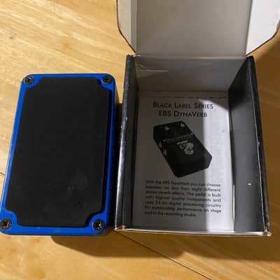 EBS DynaVerb Black Label Bass Guitar Reverb Effects Pedal w/box NEAR MINT image 6