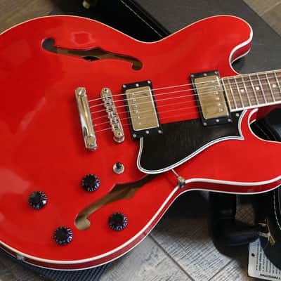 Minty! 2019 Heritage H-535 Semi-Hollow Electric Guitar Figured Cherry + OHSC image 3