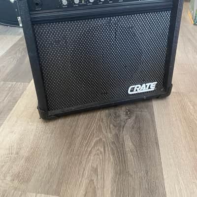 Crate GX-15 2-Channel 12-Watt 1x8" Guitar Practice Amp 1990s - Black image 1
