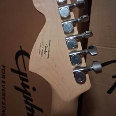 Fender Squier Affinity Stratocaster 2024 Olympic White image 3