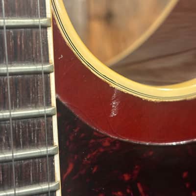 Guild F45CE-S6 1990 - Cherry Sunburst image 9
