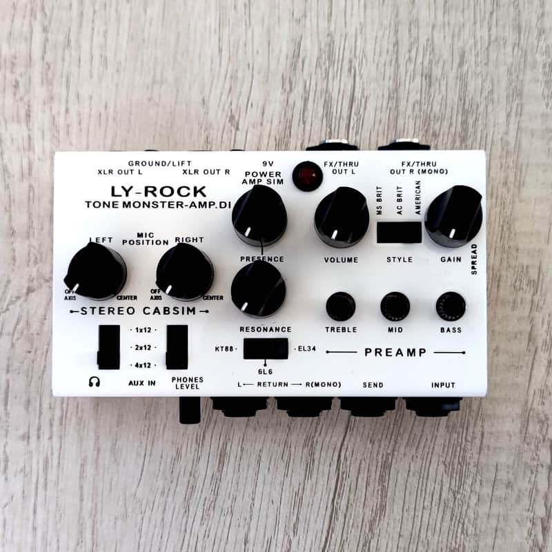 Ly rock Tone Monster Cabinet Amp DI(8-in-1 Multi-function 0-Watt Stereo Guitar Amp) Free Shipment,price include the import duty for US buyer image 1