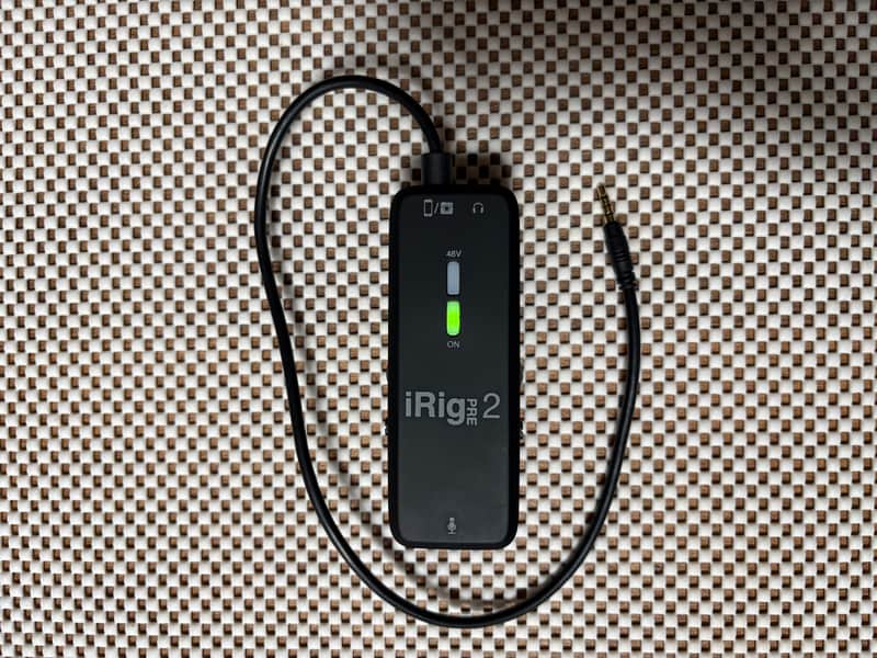 IK Multimedia iRig Pre 2 XLR Portable Interface 2021 - Present - Black image 1