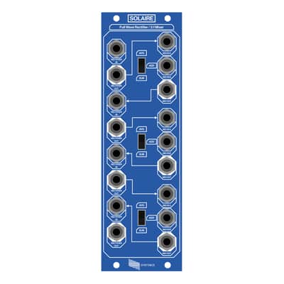Syntonie Solaire - Full Wave Rectifier / 2:1 Mixer Eurorack Video Module image 1