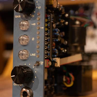 Hairball Audio Lola 500 Series Mic Preamp Module 2010s - Blue image 3