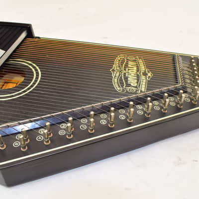 Oscar Schmidt OS73B 15-Chord Autoharp, 1930s Reissue, Black Satin w/ Case image 10