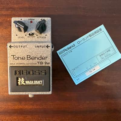 Boss TB-2W Tone Bender Waza Craft 2021 - Present - Silver image 1