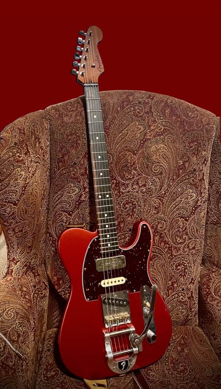 Fender NASHVILLE Telecaster! MAJOR USA UPGRADES!  GREAT COLOR! MAHOGANY NECK! G&L Pickups. BIGSBY! READ!