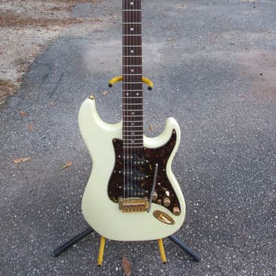 G&L Comanche Vintage White with Custom Brass/Gold Hardware USA, 2002 image 1