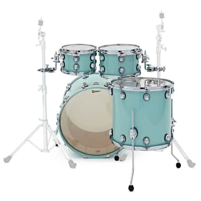 Premier Genista Maple Series 22" Four-Piece Maple Shell Pack Pistachio PGM22-4SPPIS image 2
