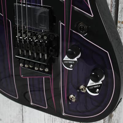 Schecter C-1 FR-S Przym Vespid Solid Body Electric Guitar Purple Pryzm image 4