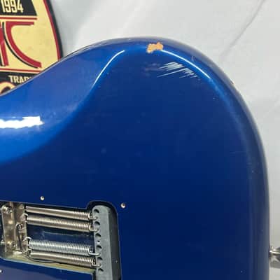 Fender Standard Stratocaster Strat Electric Guitar MIM - Made in Mexico - Electron Blue image 12
