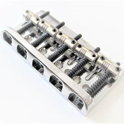 Fender American Standard 5-String Bass Bridge Assembly ('08-'16), Chrome 0075128000 image 2