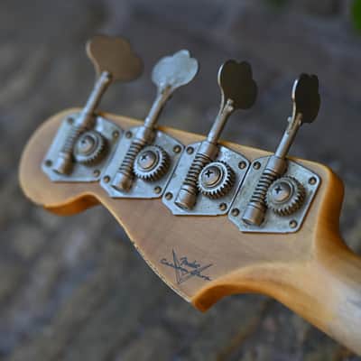 Fender Custom Shop 1958 Precision Bass® Relic® - Super Faded Aged Chocolate 3-Color Sunburst image 10