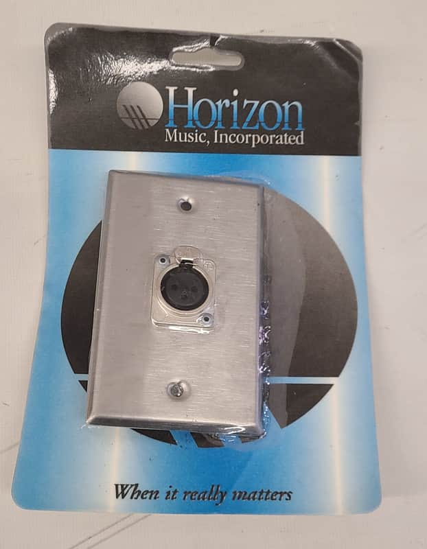 Horizon Wallplate HSP14FDL1 Single XLR Female image 1