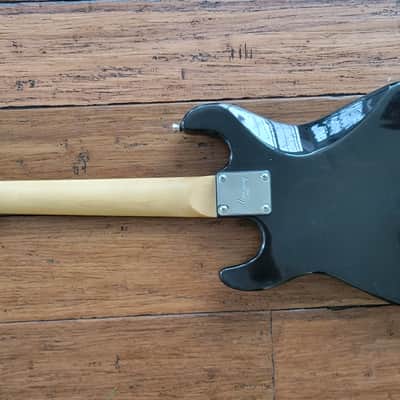 Mini Harmony electric travel guitar short scale image 15
