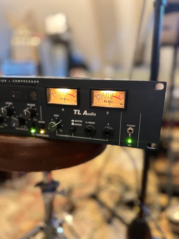 TL Audio C-1 Classic Series Dual Valve Compressor 1990s - Blue image 1