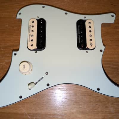 Stratocaster pickguard with Seymour Duncan Distortion pickups and Ibanez 5-way switching image 1