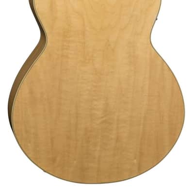 Luna Flora Rose Acoustic-electric Guitar - Gloss Natural Quilted Maple image 2