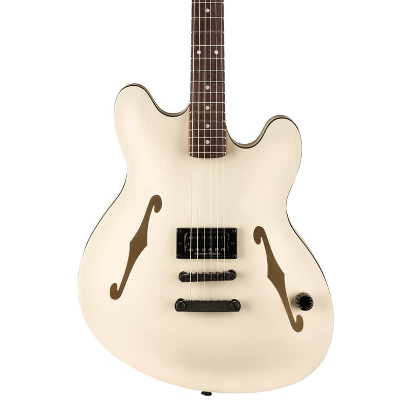 Fender Tom DeLonge Starcaster - Rosewood Fingerboard, Satin Olympic White image 1