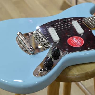 Fender Squier Classic Vibe '60s Mustang Sonic Blue Electric Guitar image 3