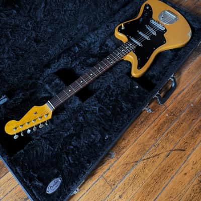 Partscaster - Jazzmaster w/ lipstick pickups - custom 2022 - Gold image 11