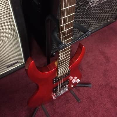 Washburn XMSTD-MBC Metallic Black Cherry Electric Guitar [ProfRev] image 2