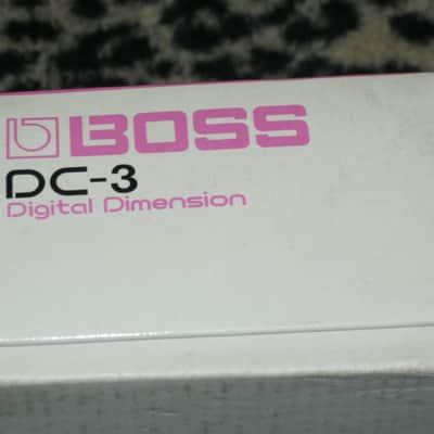 used Boss DC-3 Digital Dimension (digital chorus) 1988 very early model +box/battery/strings (NO pw) image 24