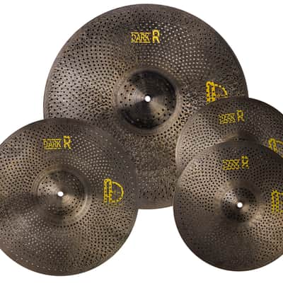 Agean Cymbals Dark R Low Noise Cymbal Set + 18" FX Crash + 16" China + 10" Splash image 2
