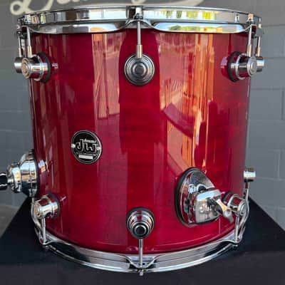 DW Performance Series 12x14 Floor Tom in Cherry Stain Gloss Lacquer (Rm 4) image 3