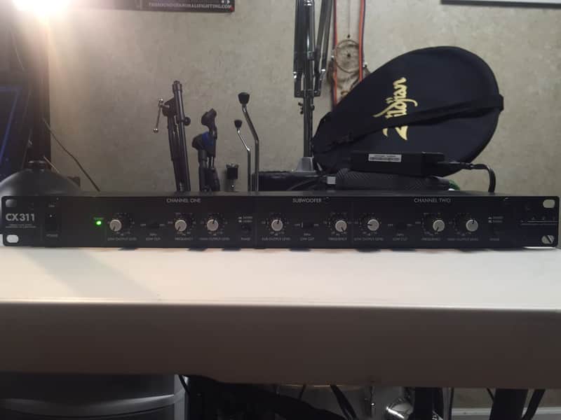 ART CX311 2-Way Rackmount Crossover with Subwoofer Out image 1