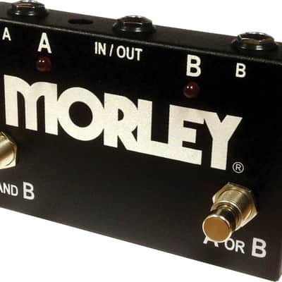Morley ABY Selector Combiner Pedal w/2 Free 6in patch Cables image 3
