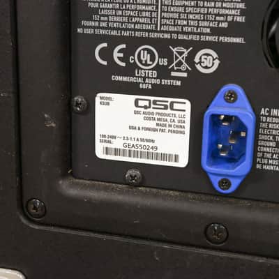 QSC KSub 1000W Dual 12" Powered Subwoofer CG011K0 image 11