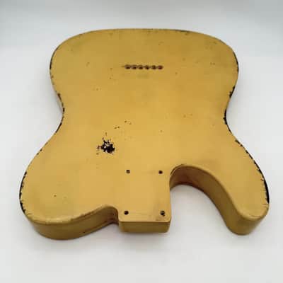 MJT Telecaster Body Relic Nitro Butterscotch Light mjt6699 image 7