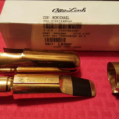 Otto Link Super Tone Master Metal Baritone Saxophone Mouthpiece OLM-405-5 Gold image 1