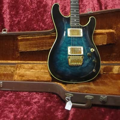 Ibanez RS1010SL Steve Lukather Roadstar II 1983 Aqua Blueburst image 1