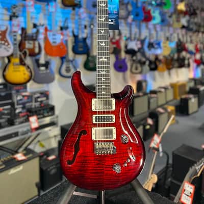 PRS Special Semi-Hollow Electric Guitar, Custom Color - Fire Red Wrap Burst w/ Case, Signature Dlr, FREE PLEK 297 image 8