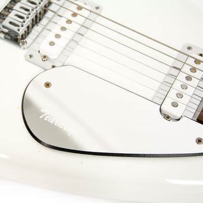 Phantom Guitar Works Brian Jones Teardrop Solid Body White 2000s owned by Mike Wanchic image 6