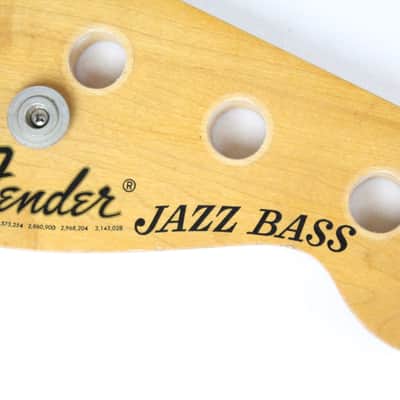 1975 Vintage Fender Jazz Bass Maple NECK MINTY 1970's Original 3-Bolt Guitar image 9