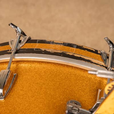 1960s Ludwig Gold Sparkle Super Classic Drum Set image 13