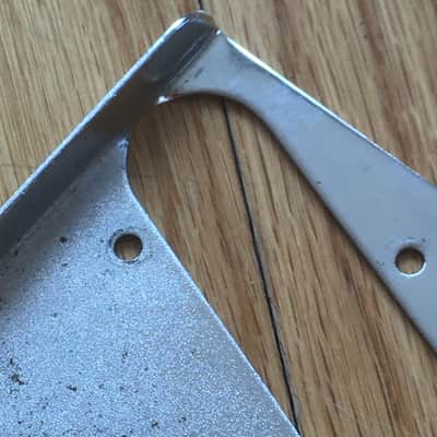 Vintage Fender 1970s Relic Tele Ashtray Bridge Plate Telecaster 6 Barrel Saddles image 8
