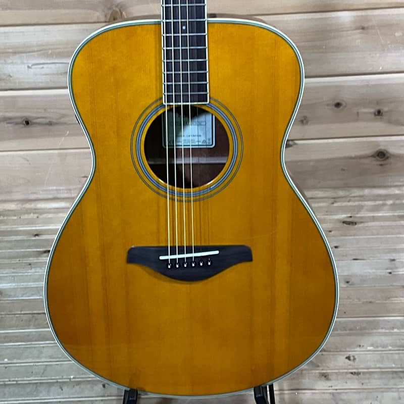 Yamaha FS-TA TransAcoustic Concert Acoustic Guitar - Vintage Tint image 1
