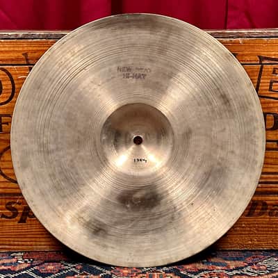 14" Zildjian A 1960s New Beat Hi-Hat Cymbal Pair 956g/1394g *Video Demo* image 7